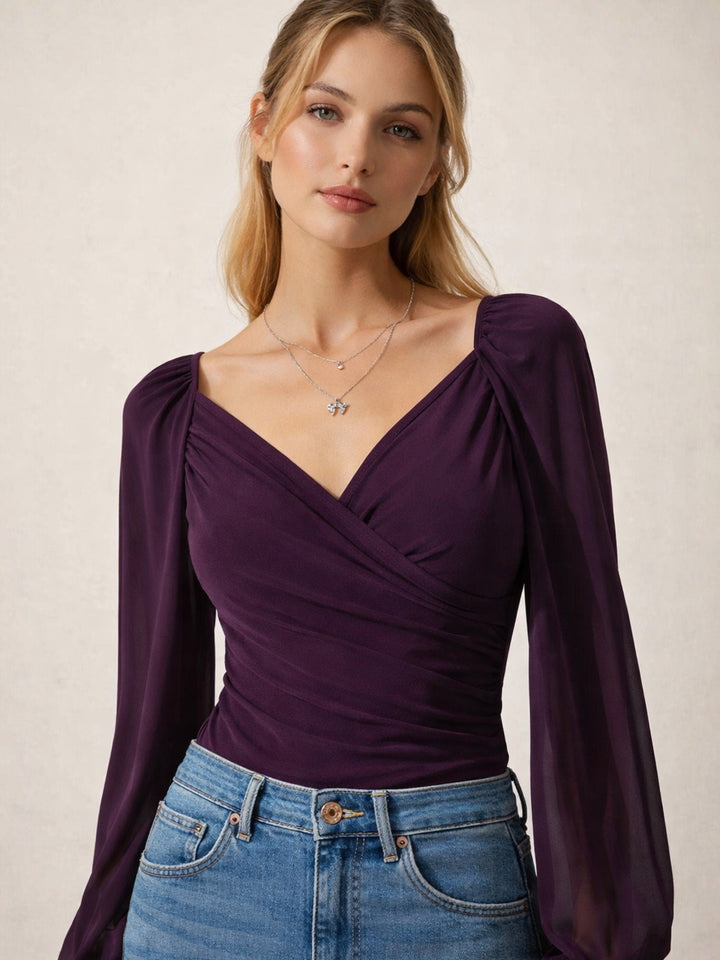 Wine Wrap Top