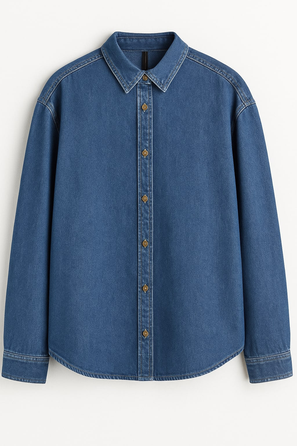 Blue Oversized Denim Shirt