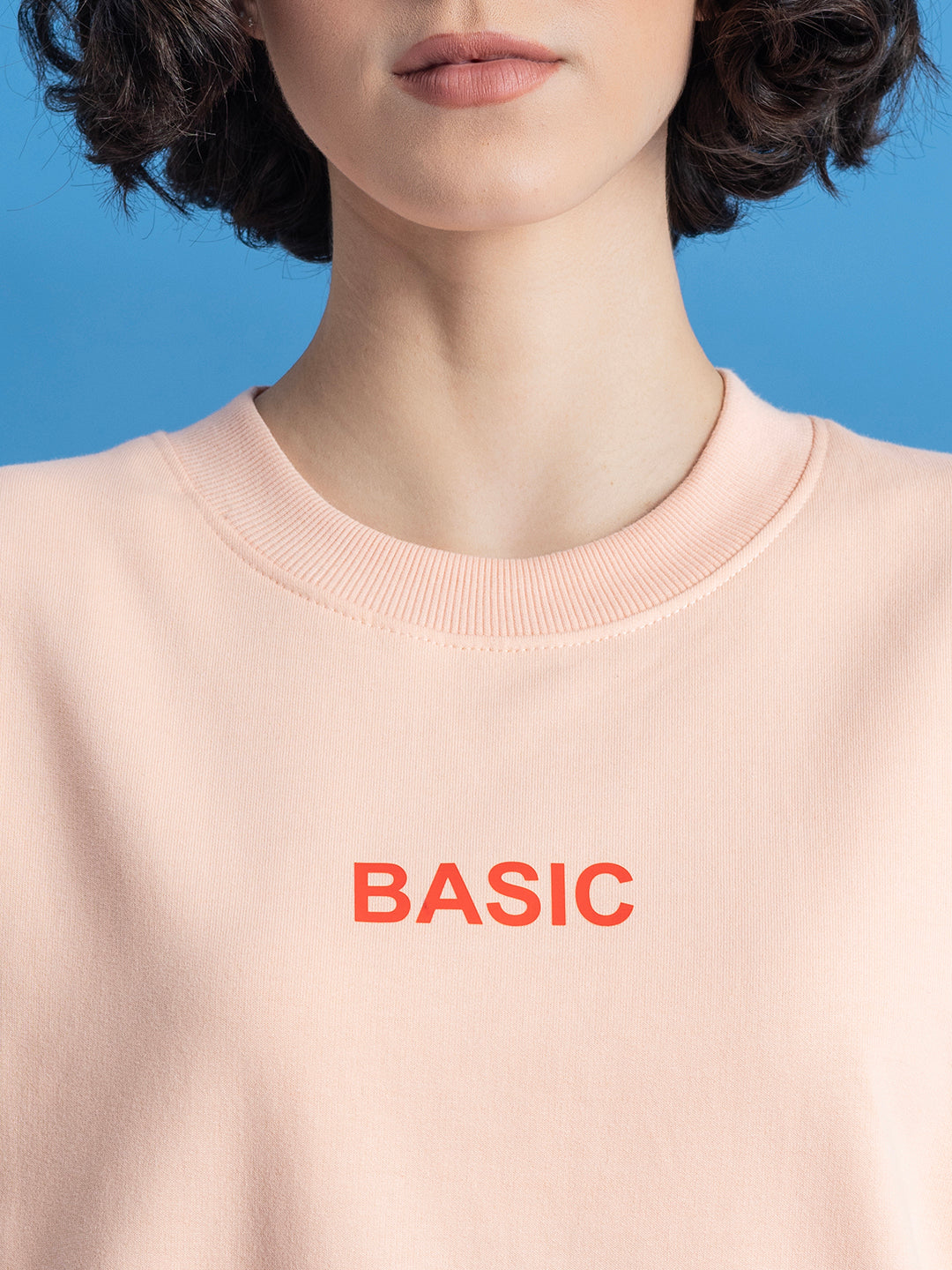 Basic Peach Sweatshirt