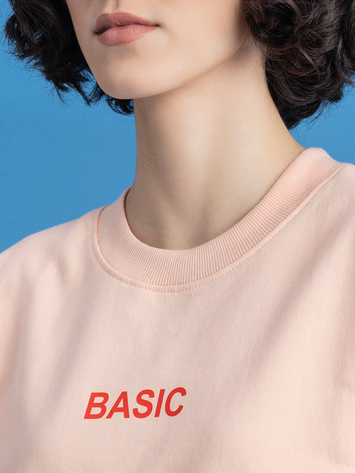 Basic Peach Sweatshirt