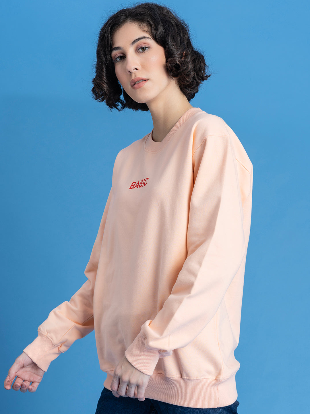 Basic Peach Sweatshirt