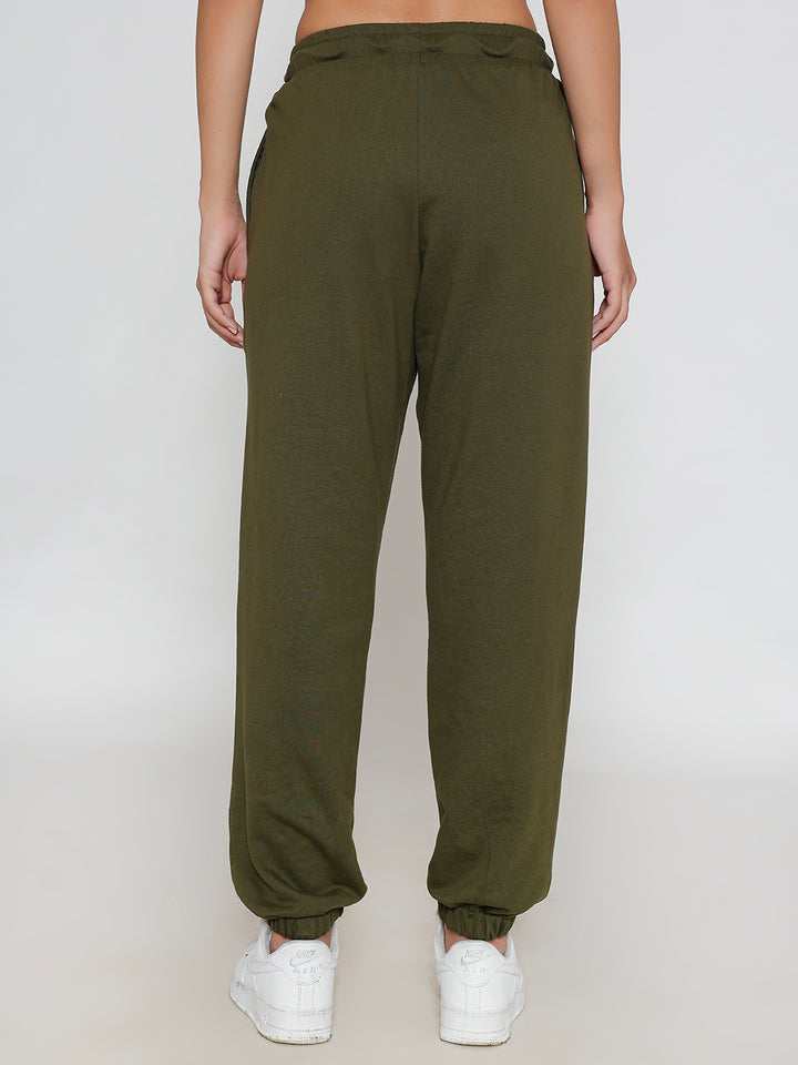 Olive Lounge Dreams Pure Cotton Jogger