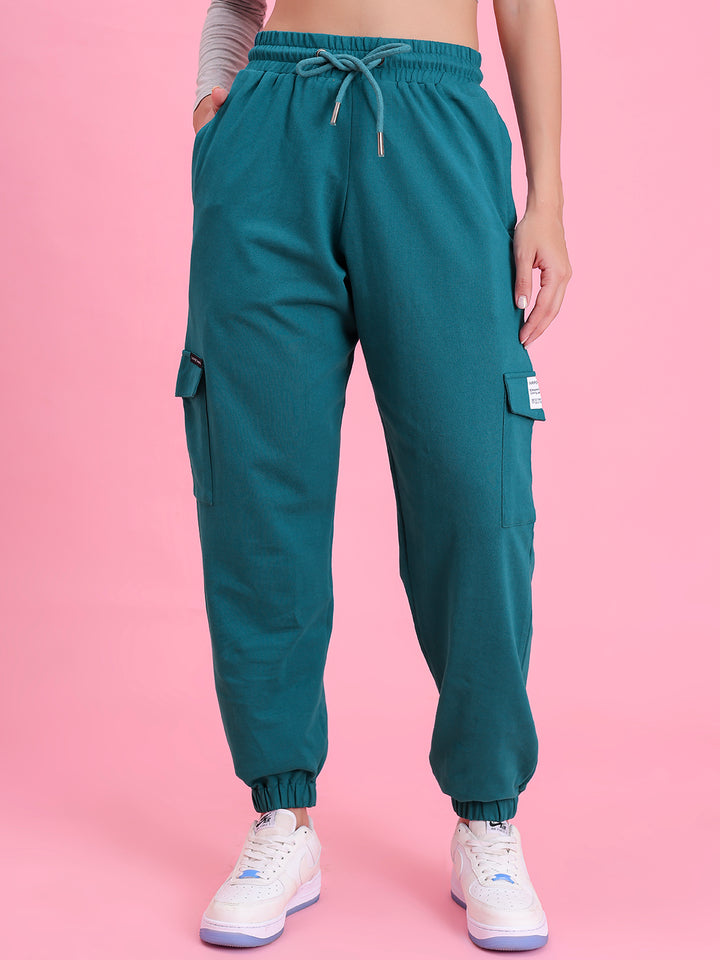 Teal Airport Pure Cotton Cargo