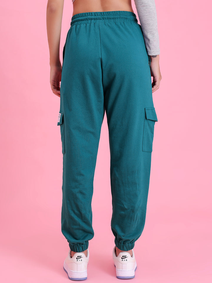 Teal Airport Pure Cotton Cargo