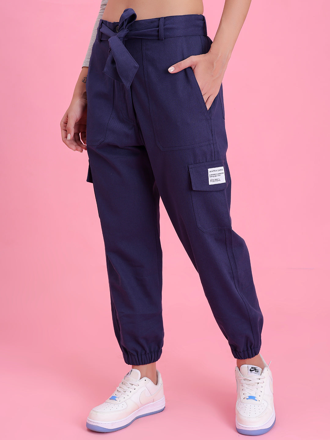 Navy Aviatrix Pure Cotton Cargo