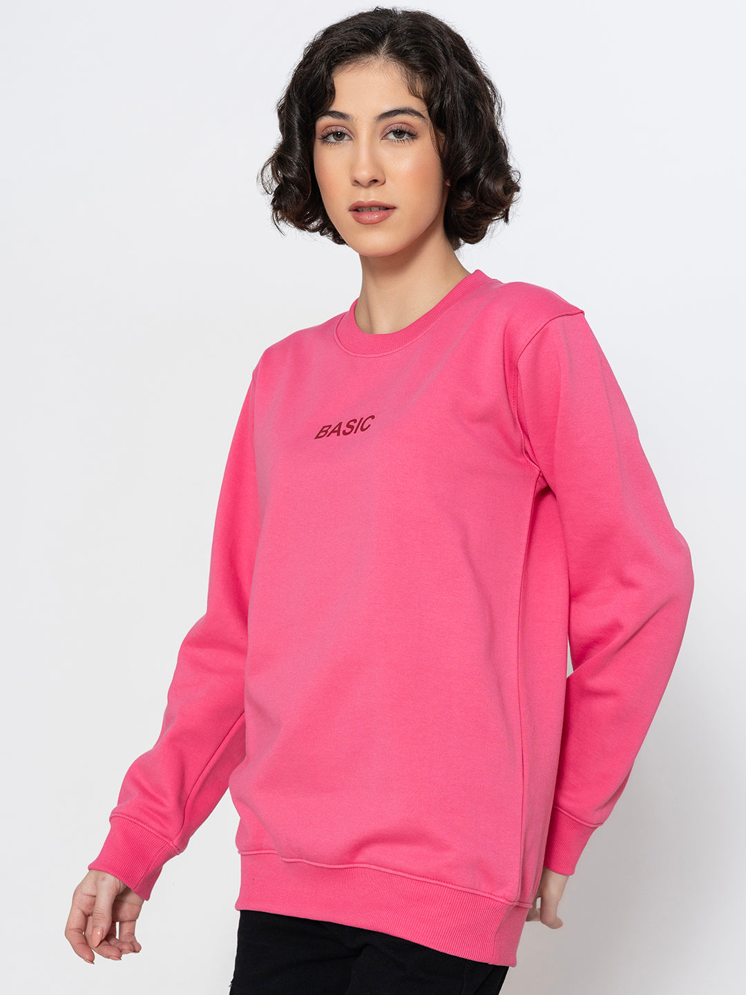 Basic Pink Sweatshirt