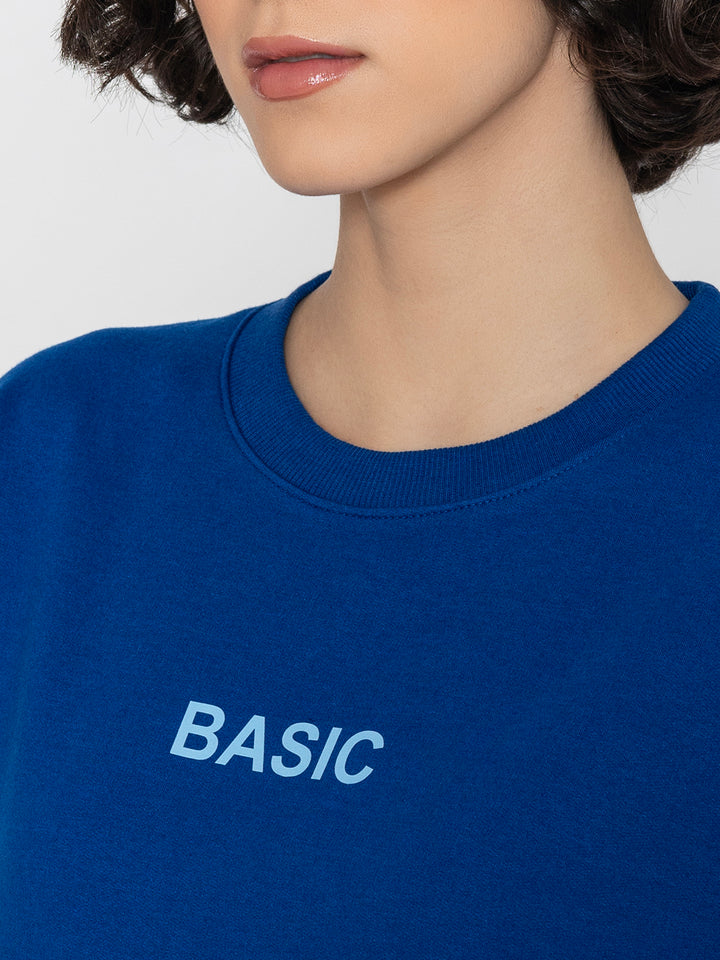 Basic Blue Sweatshirt