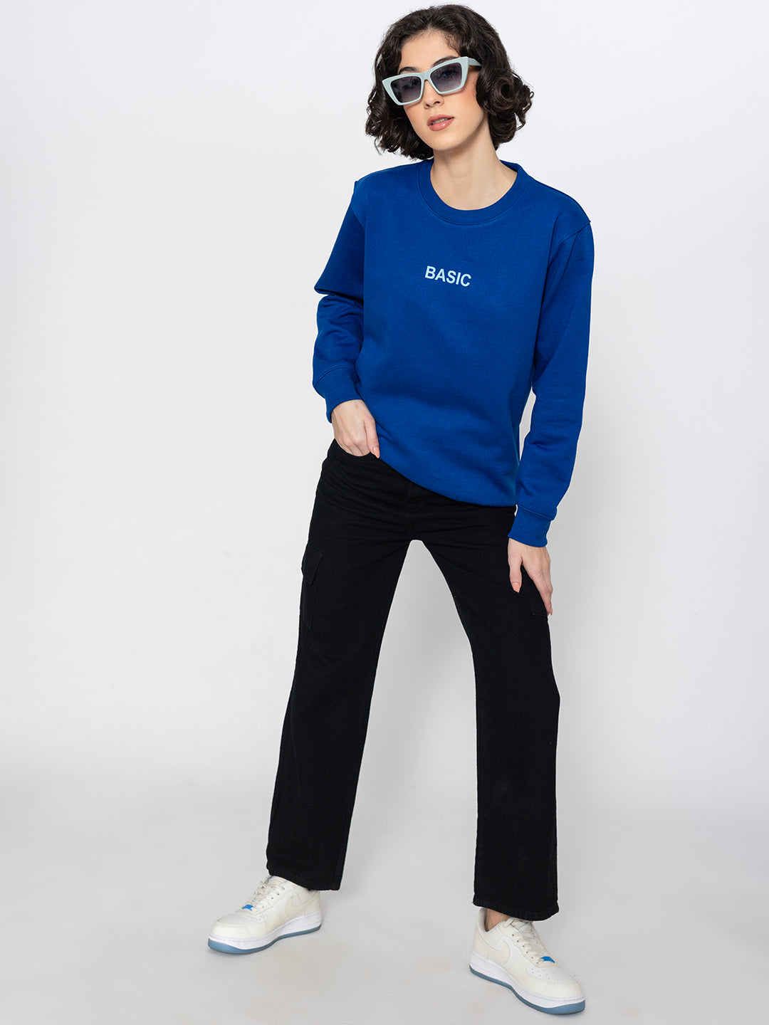 Basic Blue Sweatshirt