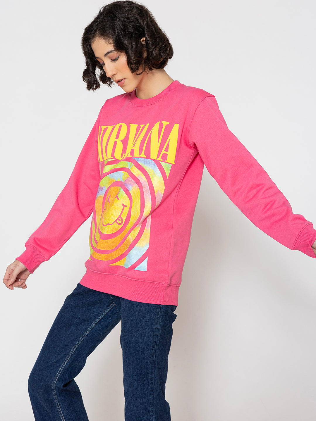 Pink Nirwana Sweatshirt