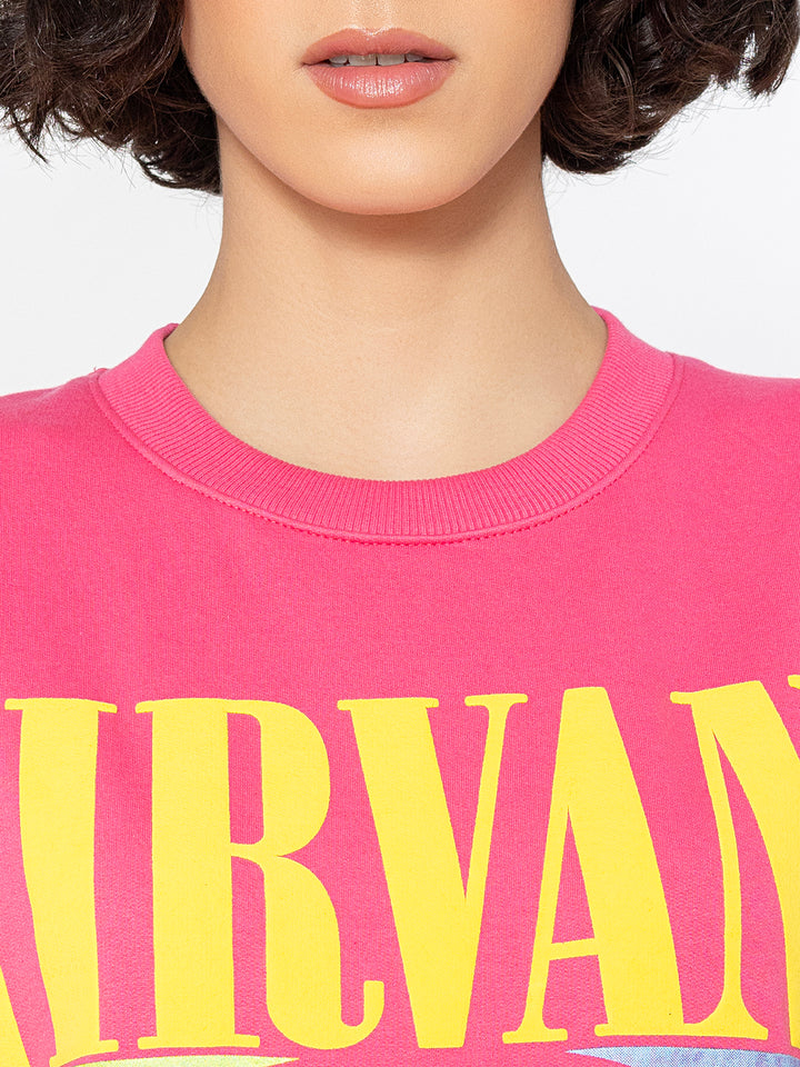 Pink Nirwana Sweatshirt