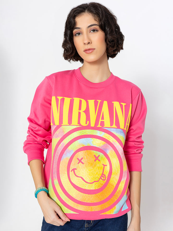 Pink Nirwana Sweatshirt