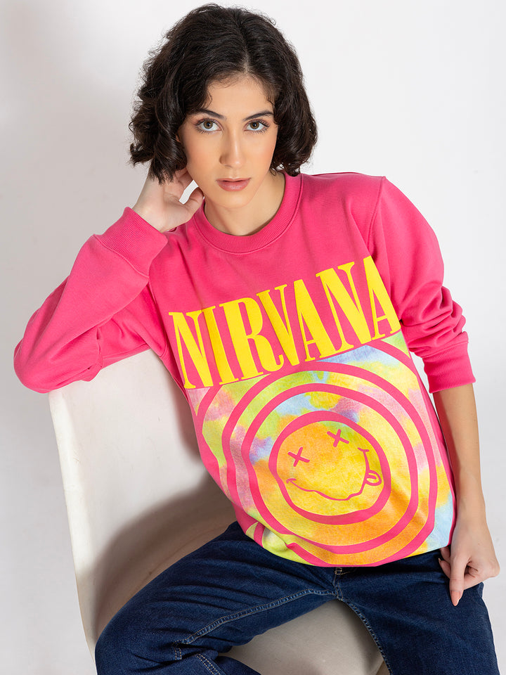 Pink Nirwana Sweatshirt