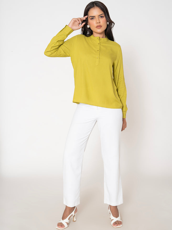 Lime Green Brooklyn’s Superfine Rayon Top