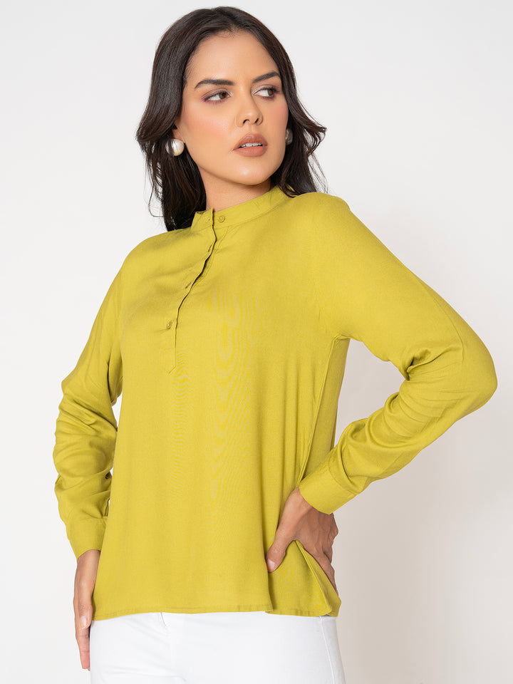 Lime Green Brooklyn’s Superfine Rayon Top