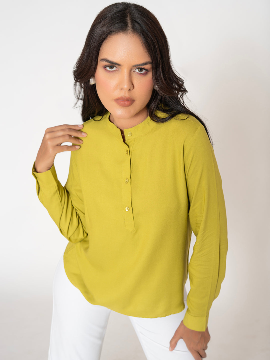 Lime Green Brooklyn’s Superfine Rayon Top