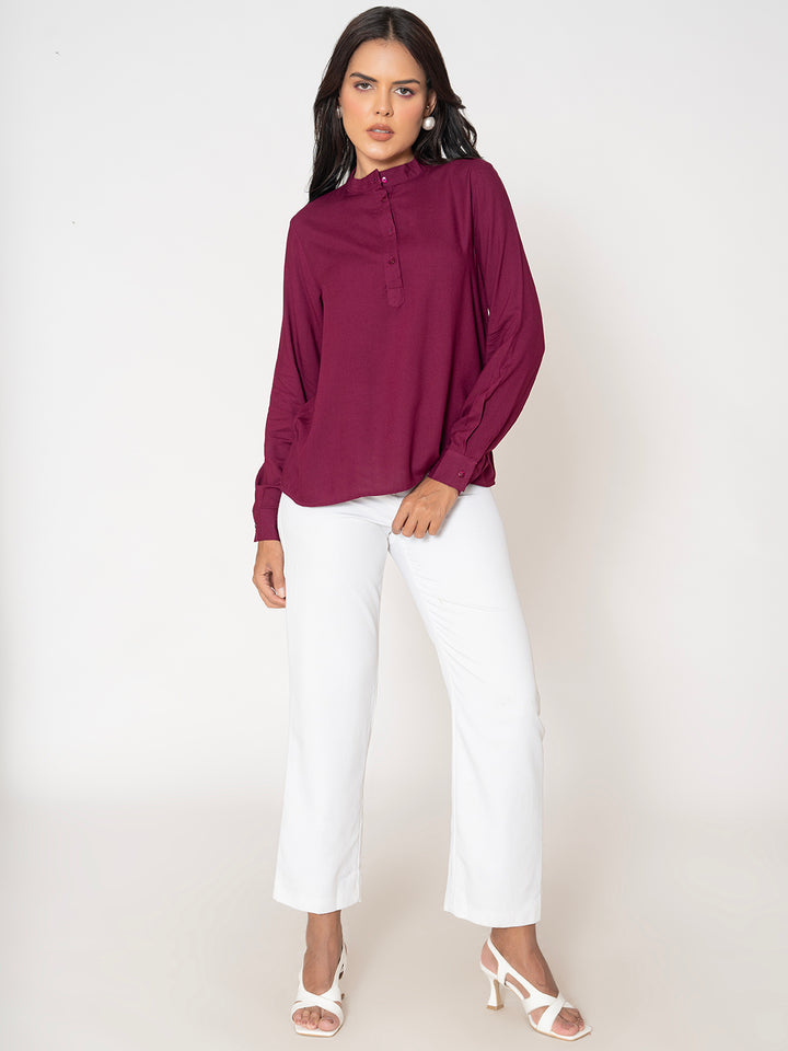 Wine Brooklyn’s Superfine Rayon Top