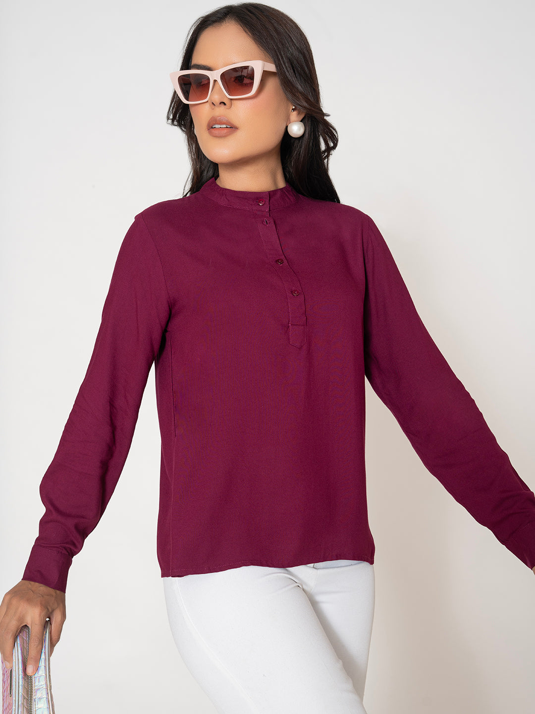 Wine Brooklyn’s Superfine Rayon Top