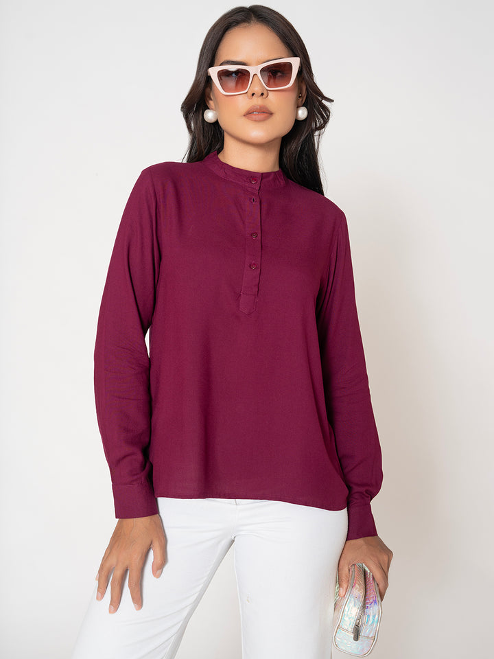 Wine Brooklyn’s Superfine Rayon Top