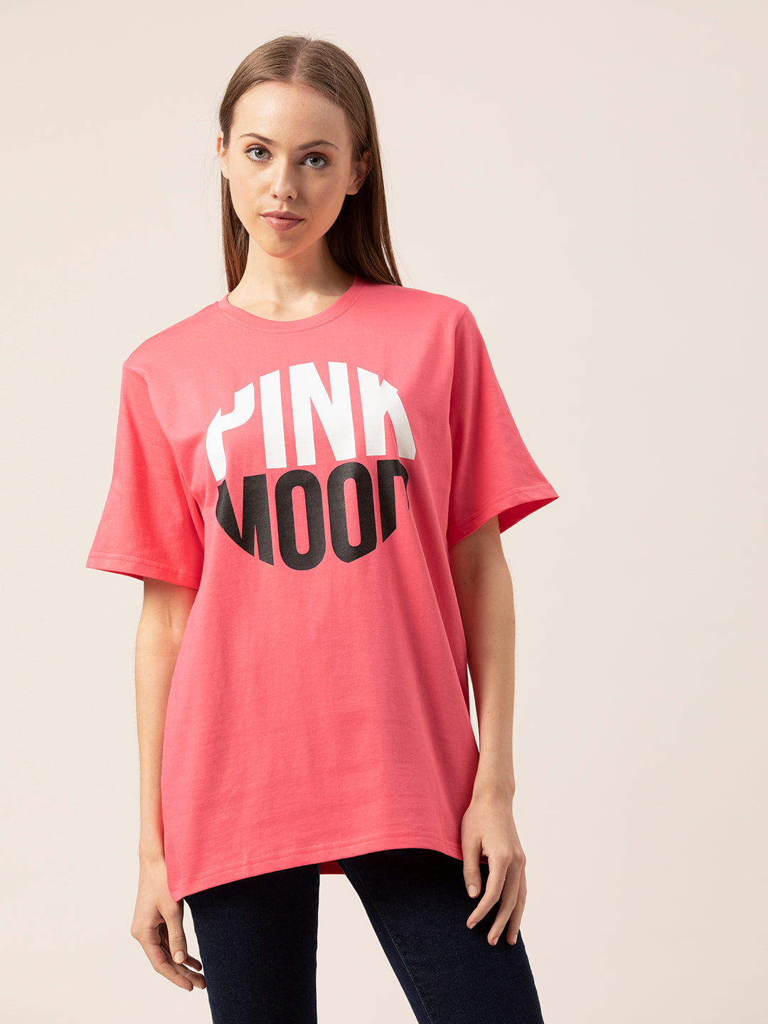 Pink Mood Women's Oversized T-Shirt
