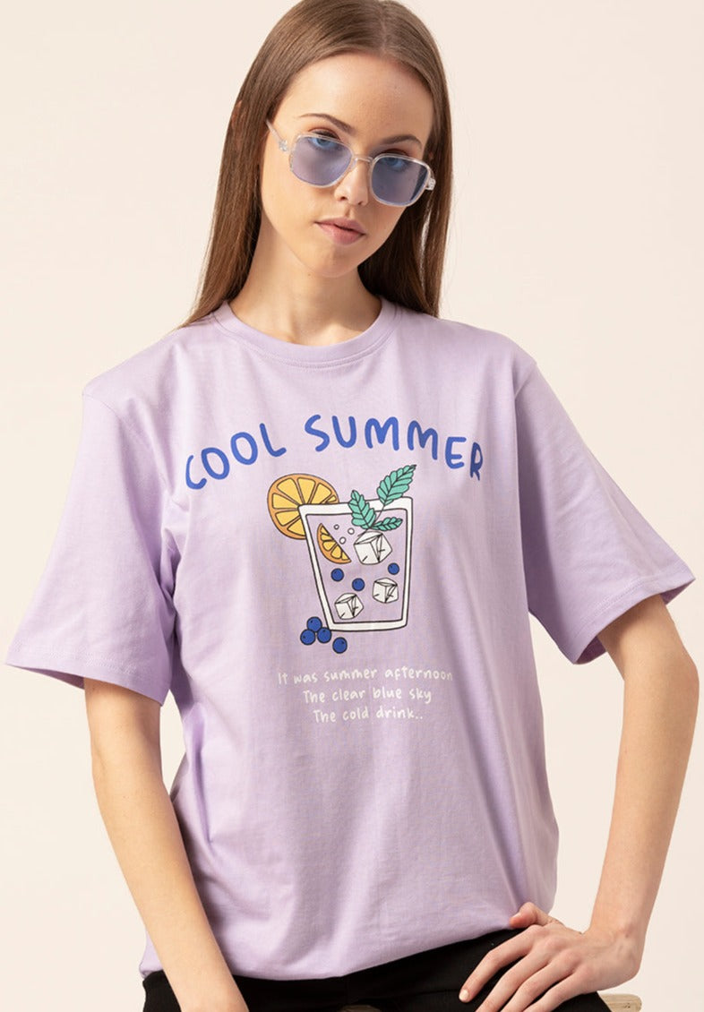 Ladies Oversized T Shirt For Summer Cool Summer Women's Oversized