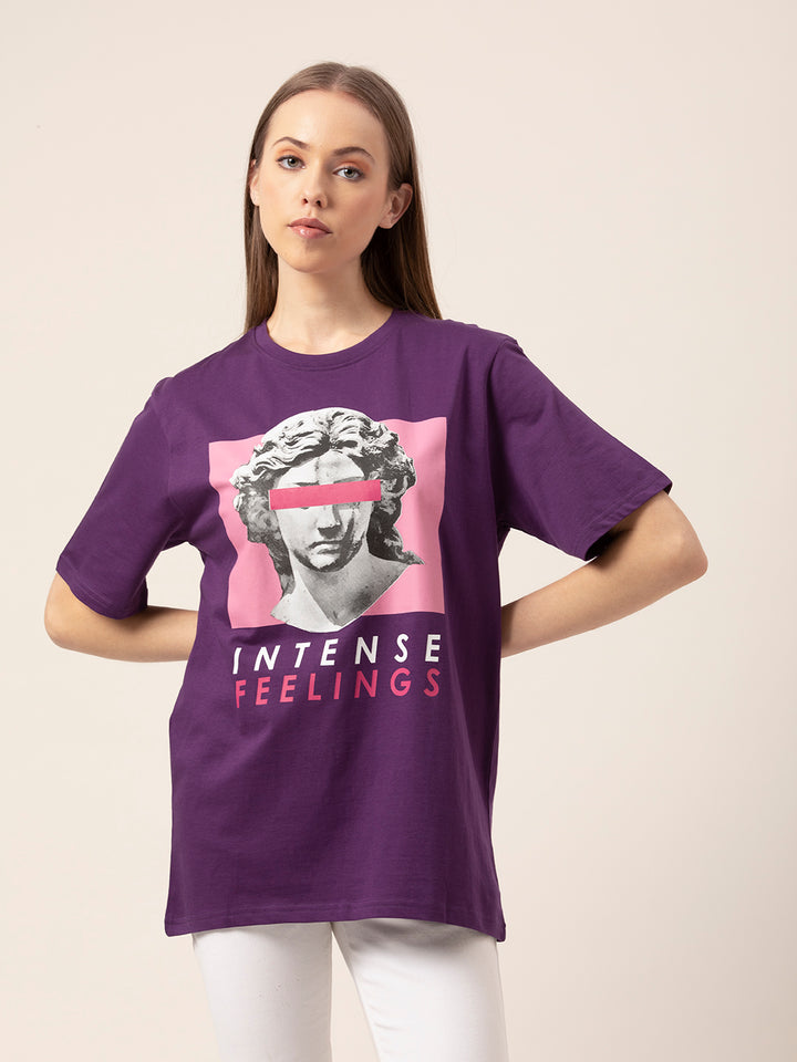 Intense Feeling Women's Oversized T-Shirt