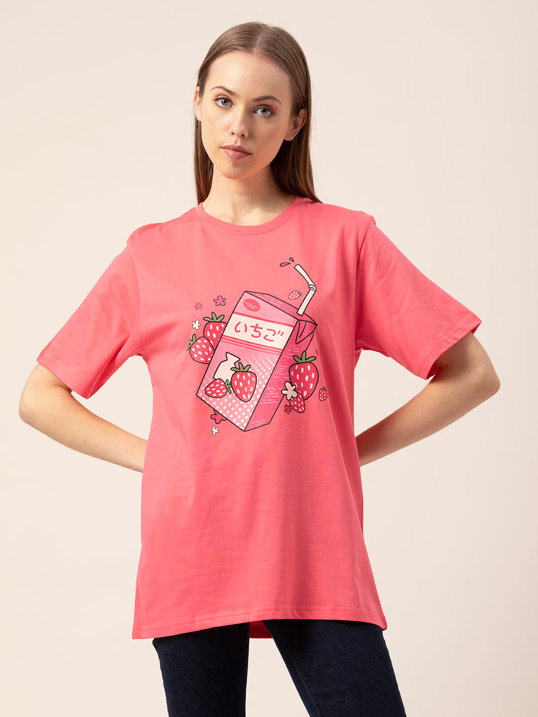 Juice Box Women's Oversized T-Shirt
