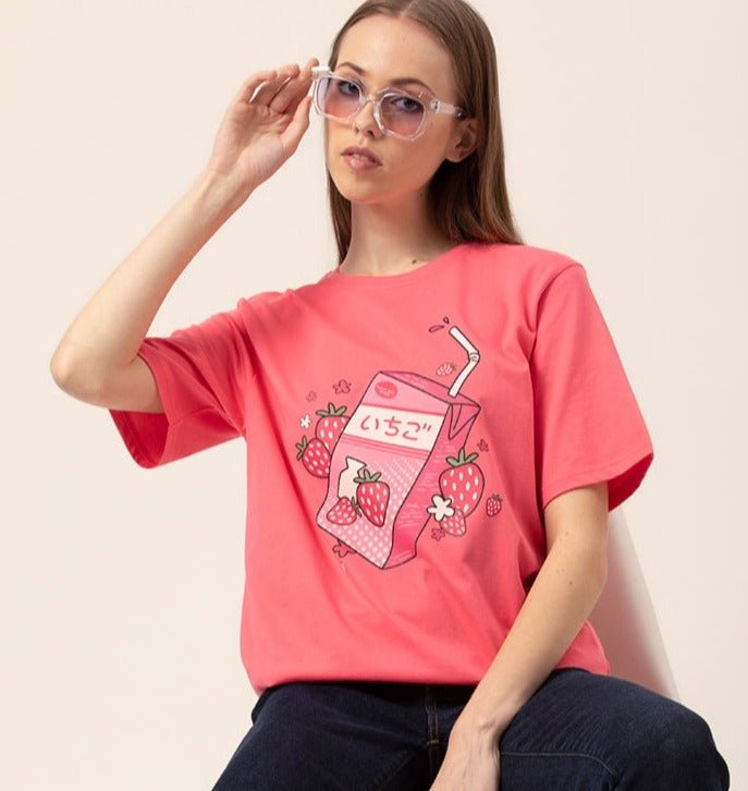 Juice Box Women's Oversized T-Shirt