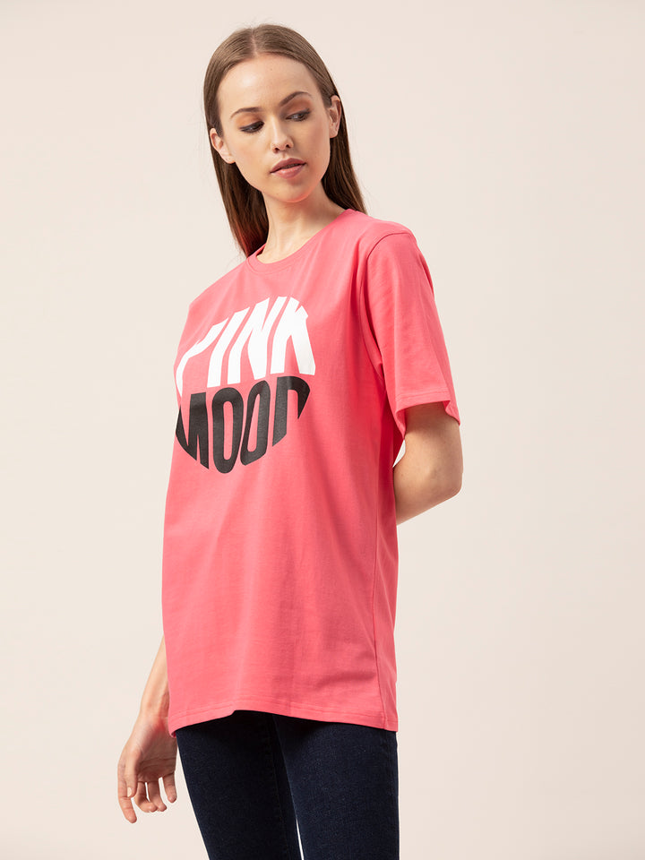 Pink Mood Women's Oversized T-Shirt