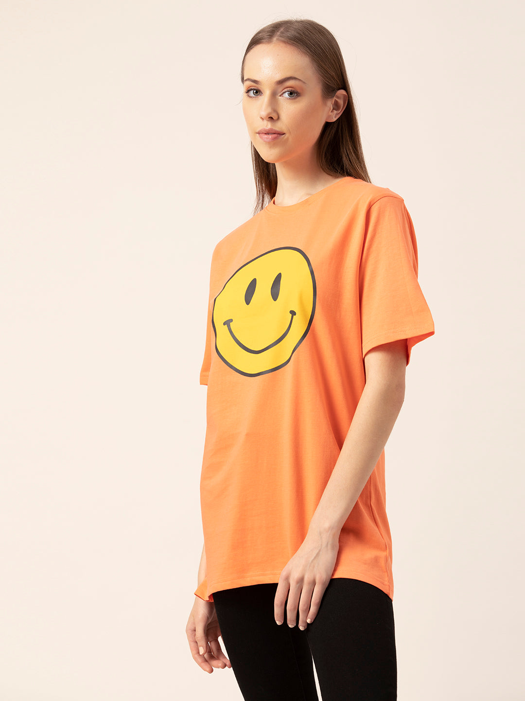 Smiley Women's Oversized T-Shirt