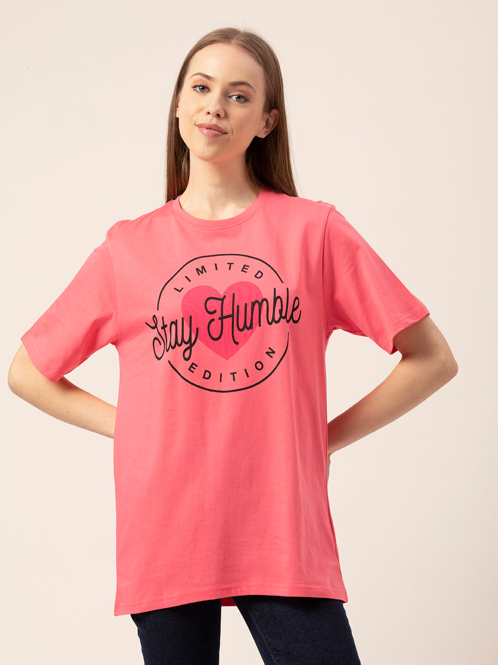Stay Humble Women's Oversized T-Shirt