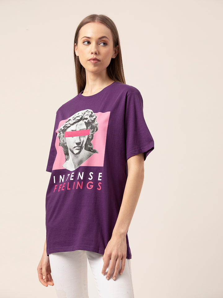 Intense Feeling Women's Oversized T-Shirt