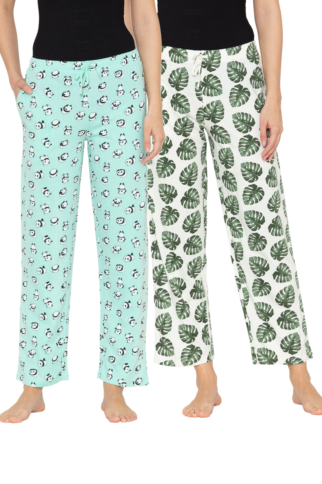 JUNZAN Bubble Tea Pajamas For Women Pants Womens Pyjama Bottoms
