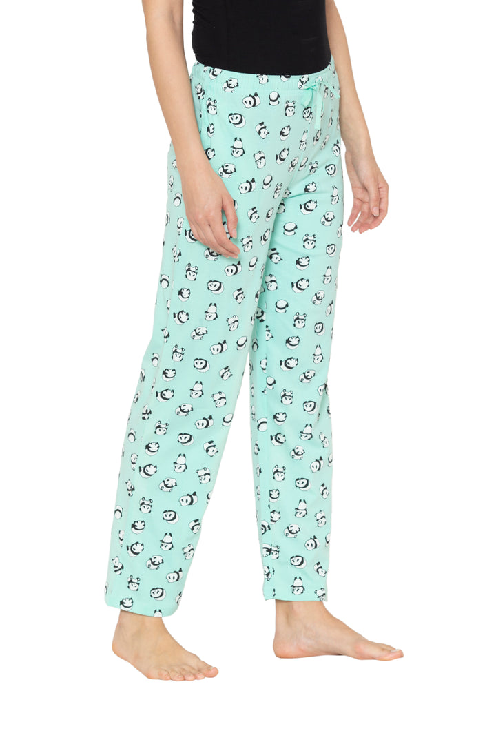 Panda Sky Blue Pure Cotton Pyjama