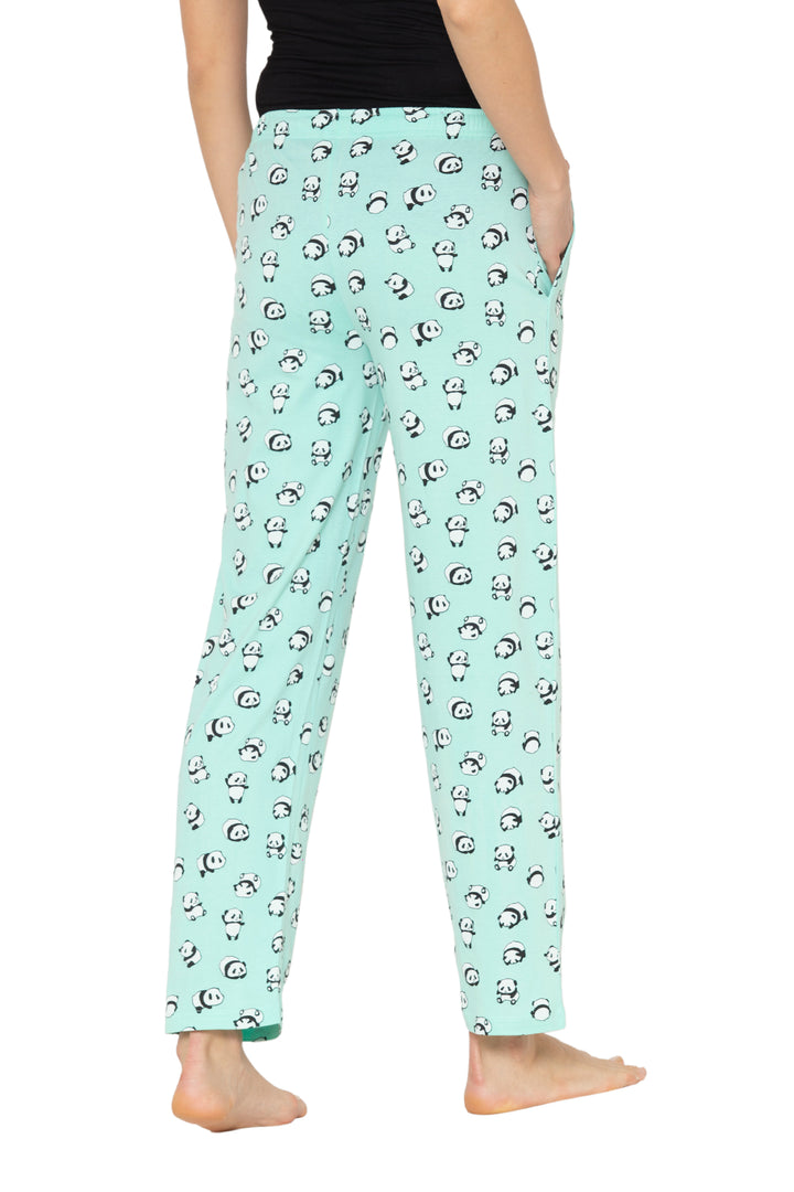 Panda Sky Blue Pure Cotton Pyjama